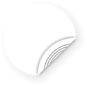 Obrázek Bílý NFC štítek, 38mm, Mifare Ultralight
